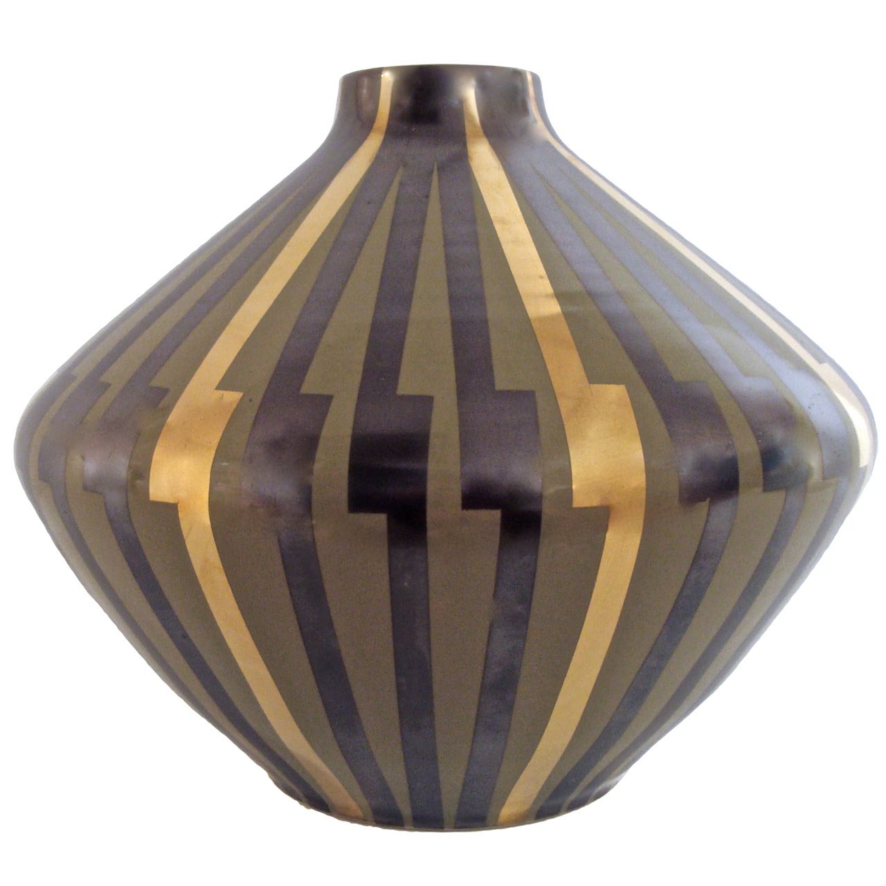 Large 1950s Modernist Japanese Porcelain Vase