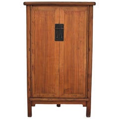 Antique Rustic Corner Cabinet