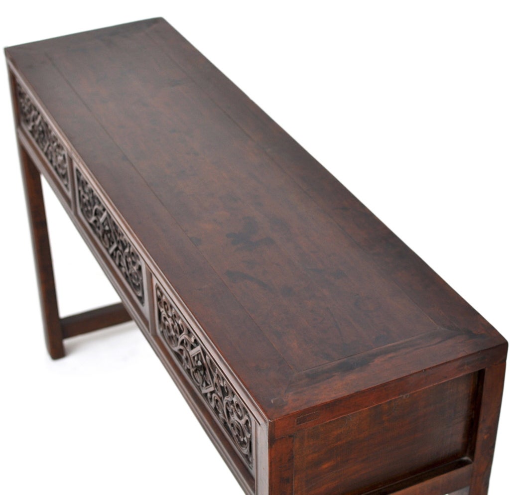 Carved Chinese Console Table