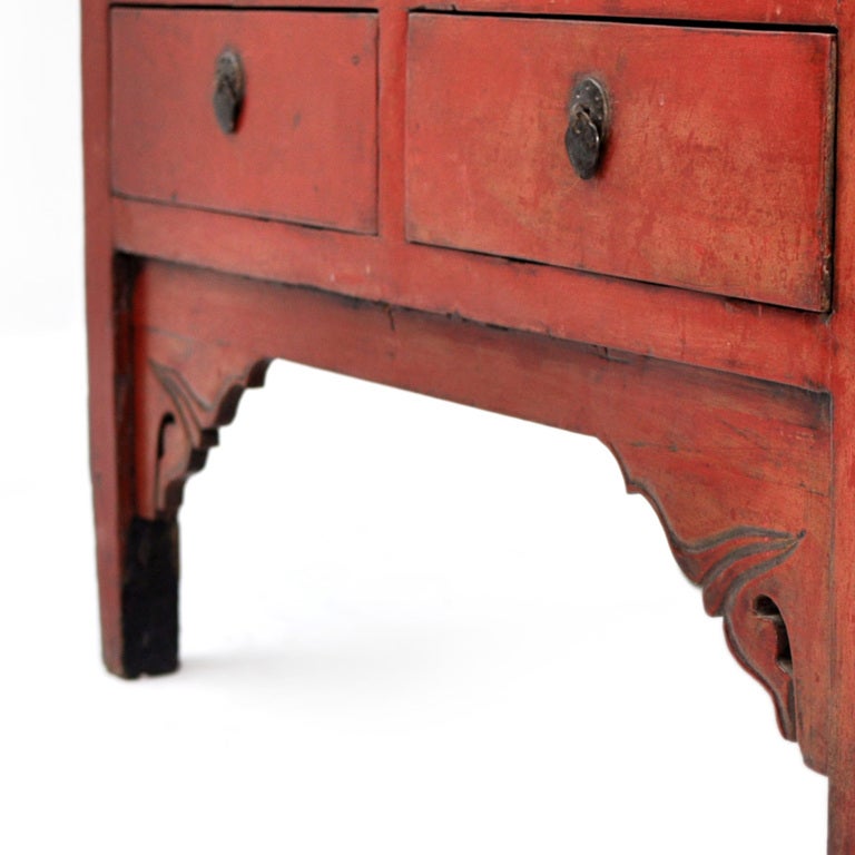 red lacquer cabinet