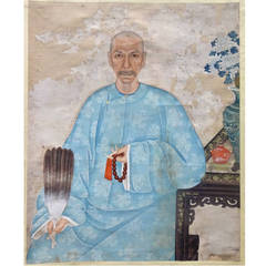 19th Century Chinese Commemorative Portrait