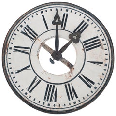 Large Clock Face with Original Hands