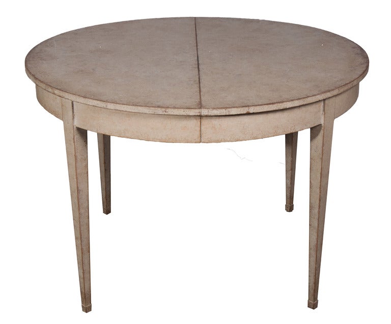 Wood Gustavian Dining Table