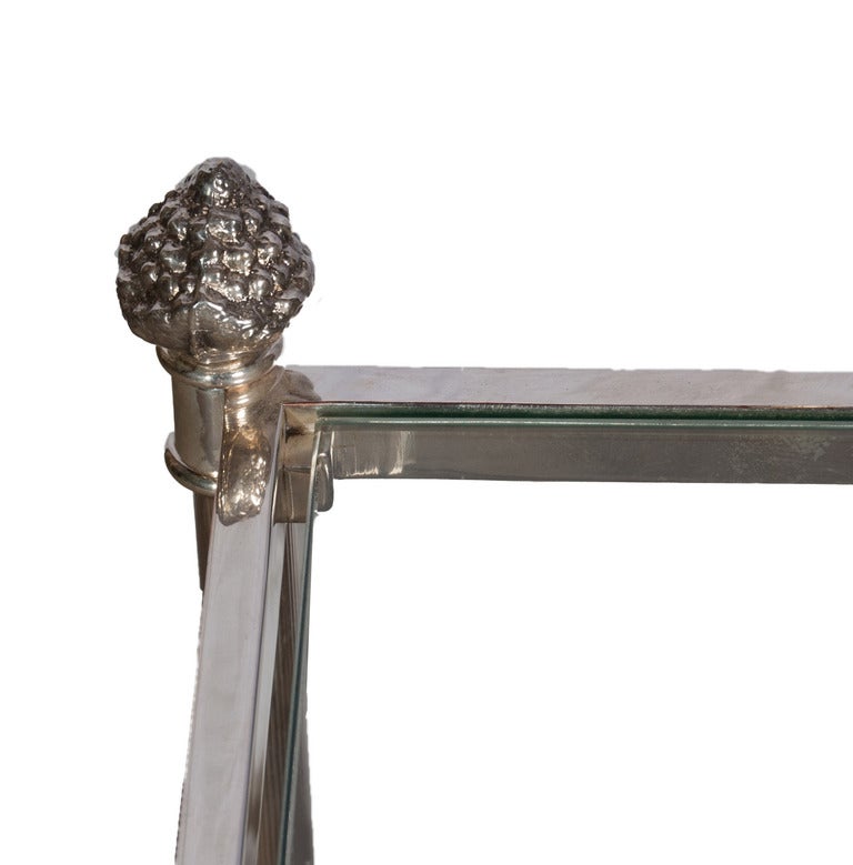 A Pair of Silver Plated Coffee/End Tables