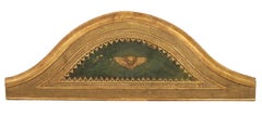A Pair of Gilt and Painted Italian Architectural Elements.