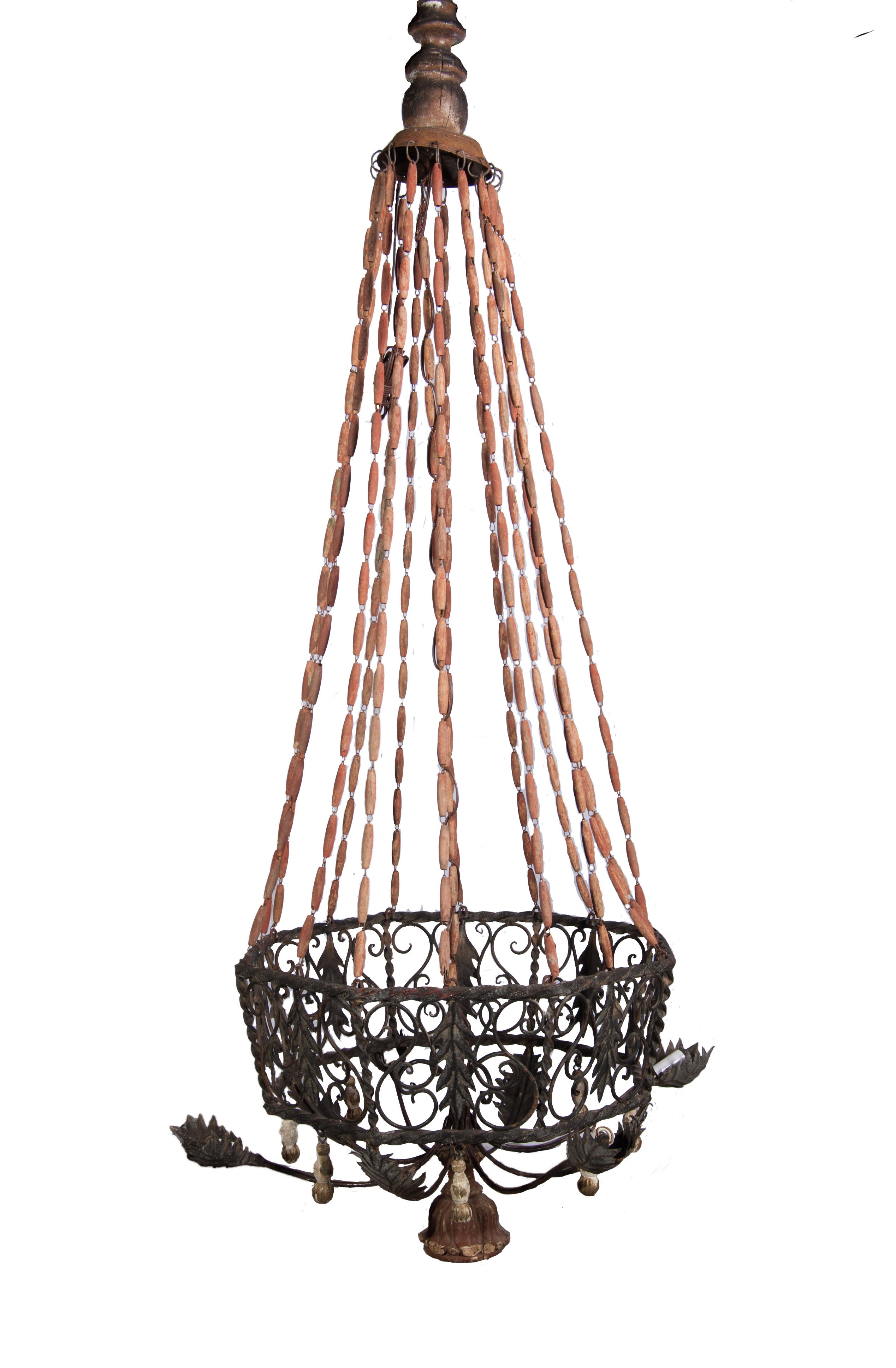Französischer Kronleuchter im Montgolfier-Stil im Angebot