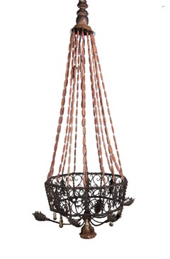 Lustre français de style Montgolfier