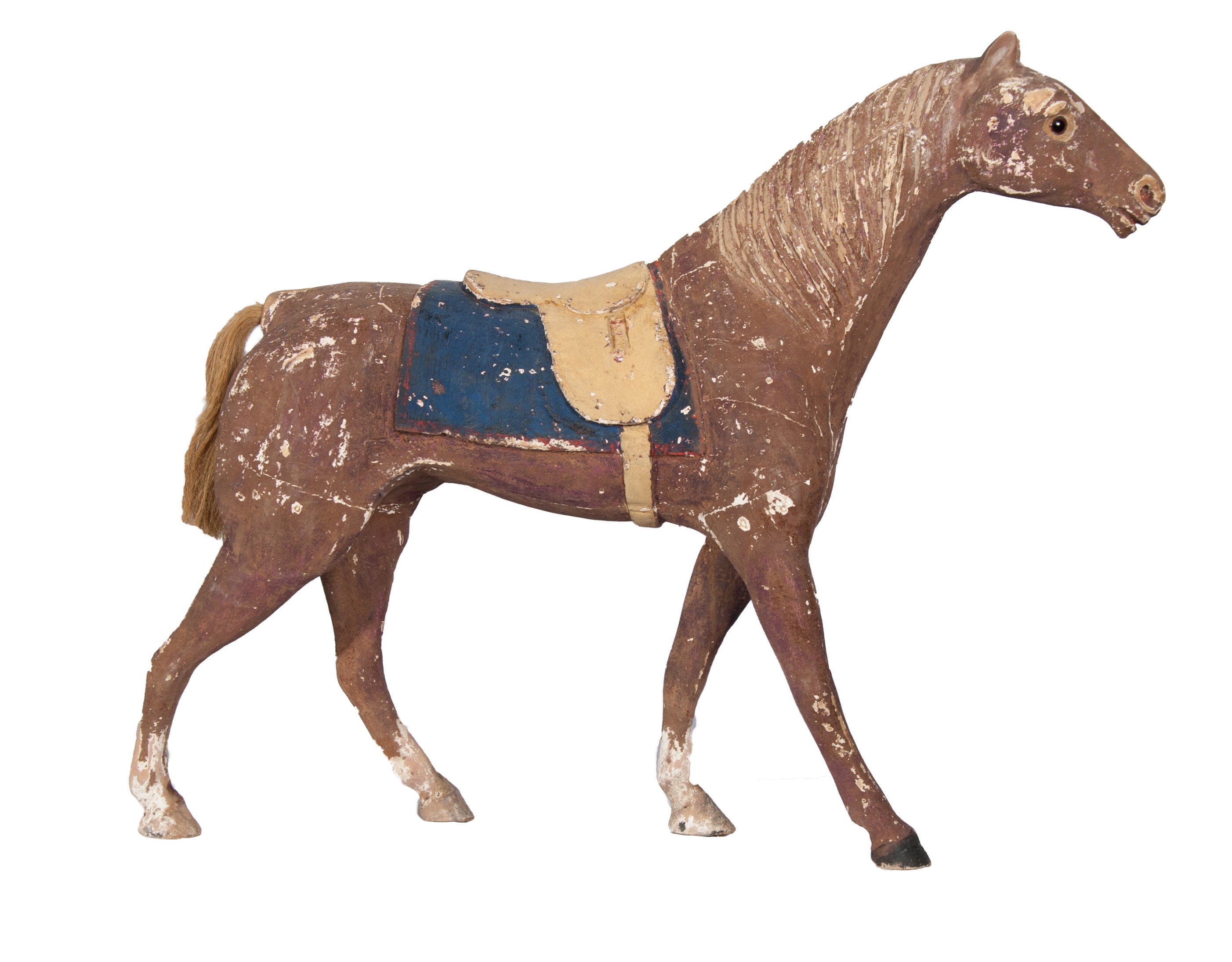 Swiss Painted Toy Horse For Sale