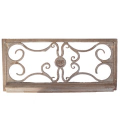 Painted Carved Wood Architectural Element