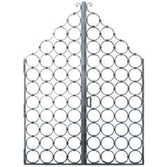 Pair of Heavy Cast Iron Gates 1