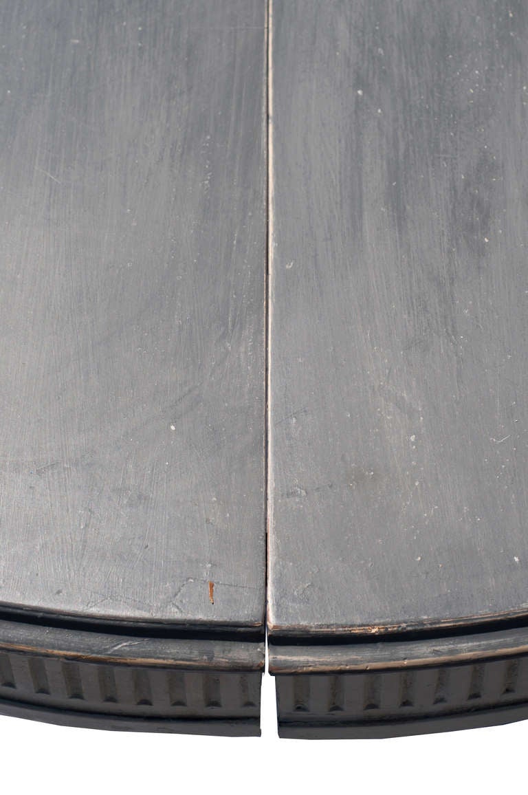 Grey Painted, Neoclassical Style Dining Table 1