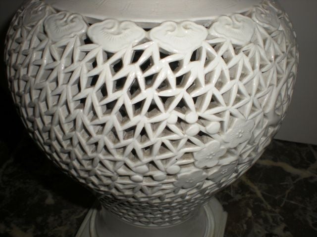 japanese ceramic lamp