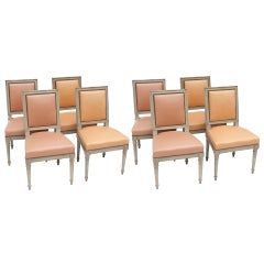 Set of Eight Louis XVI Chairs