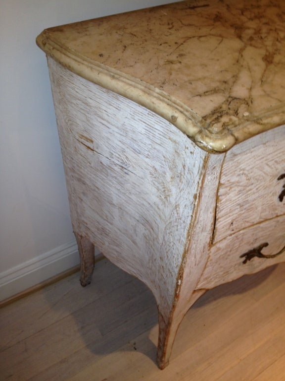 19th Century Painted Bombay Commode For Sale