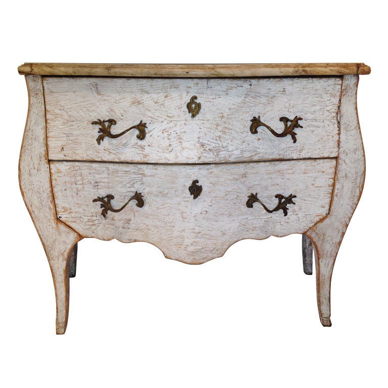 Painted Bombay Commode