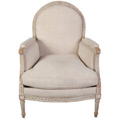 Louis XVI Grand Bergere with a Round Bac