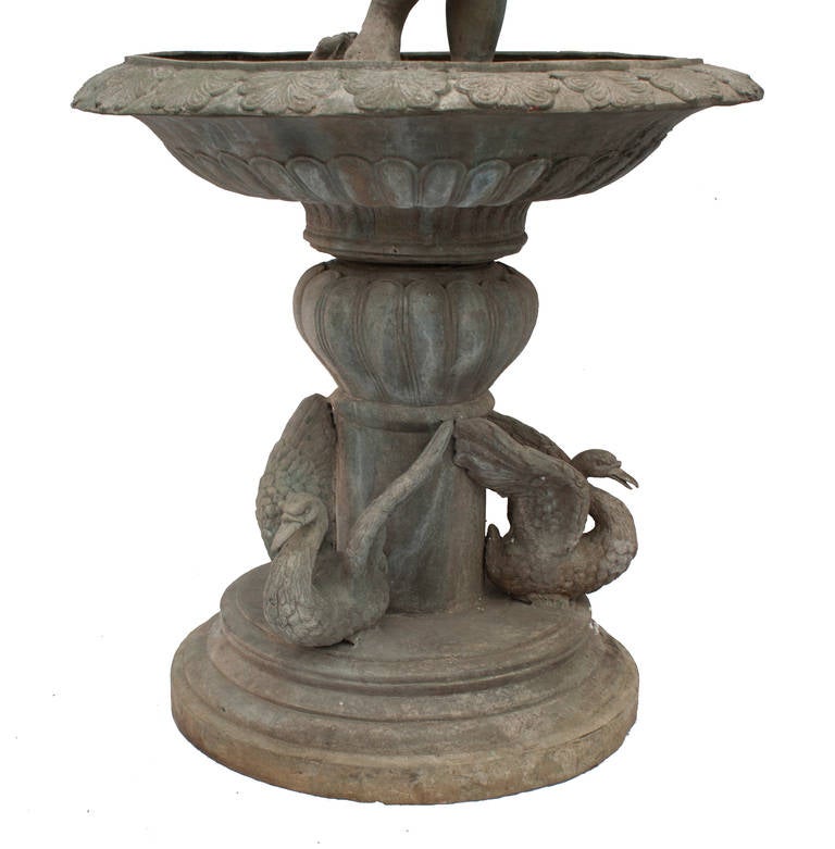 Lead Fountain from France, Late 19th Century 1