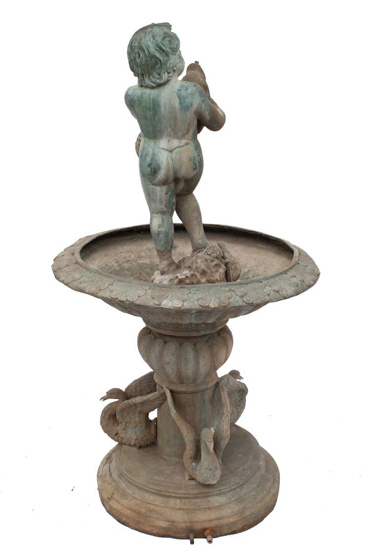 Lead Fountain from France, Late 19th Century 3