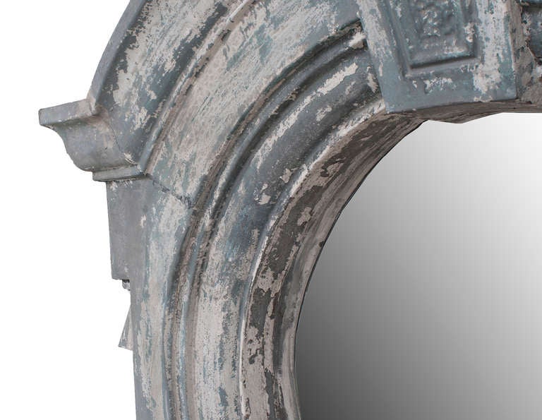 19th Century Pair of Zinc Dormers made into mirrors