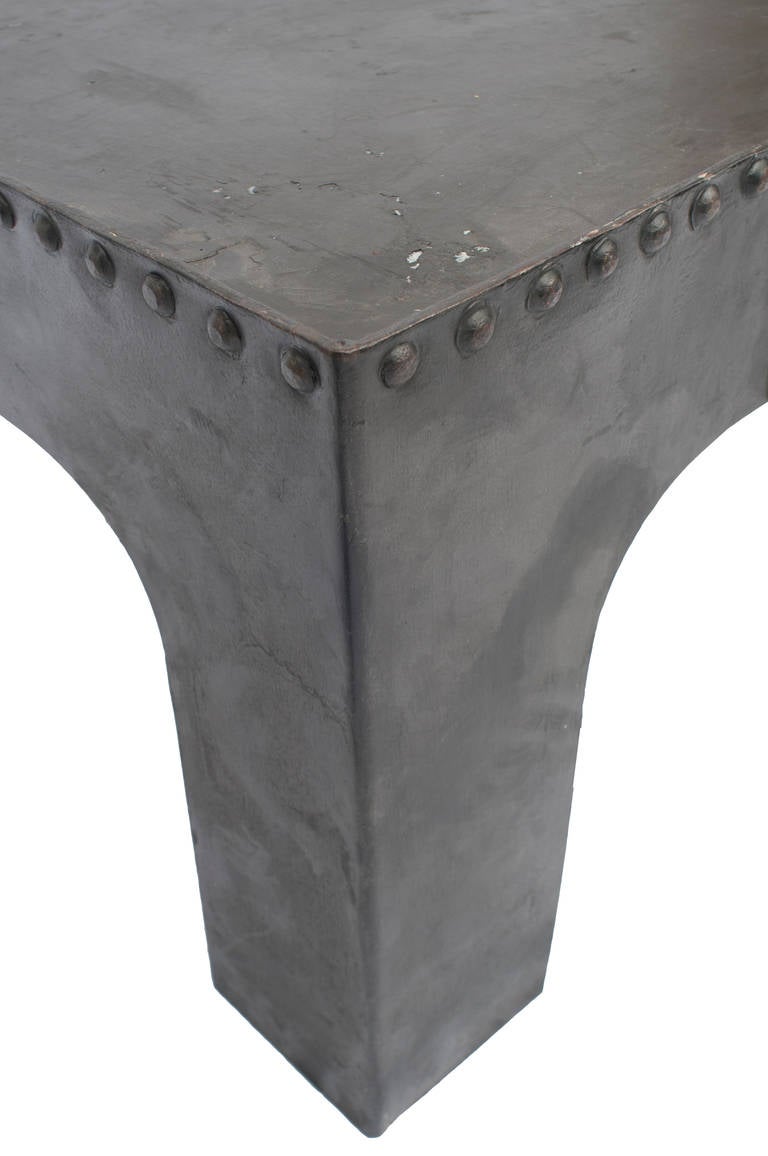 metal industrial coffee table