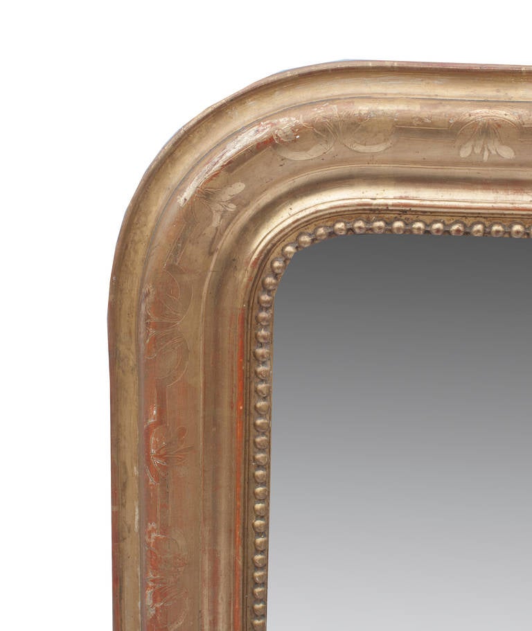 French Gilt Louis Philippe Mirror