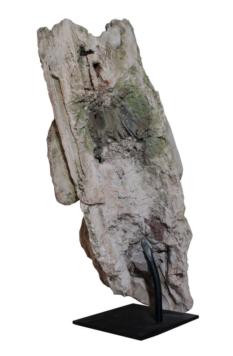 Kalkstein-Skulptur eines Fauns im Zustand „Relativ gut“ im Angebot in Los Angeles, CA