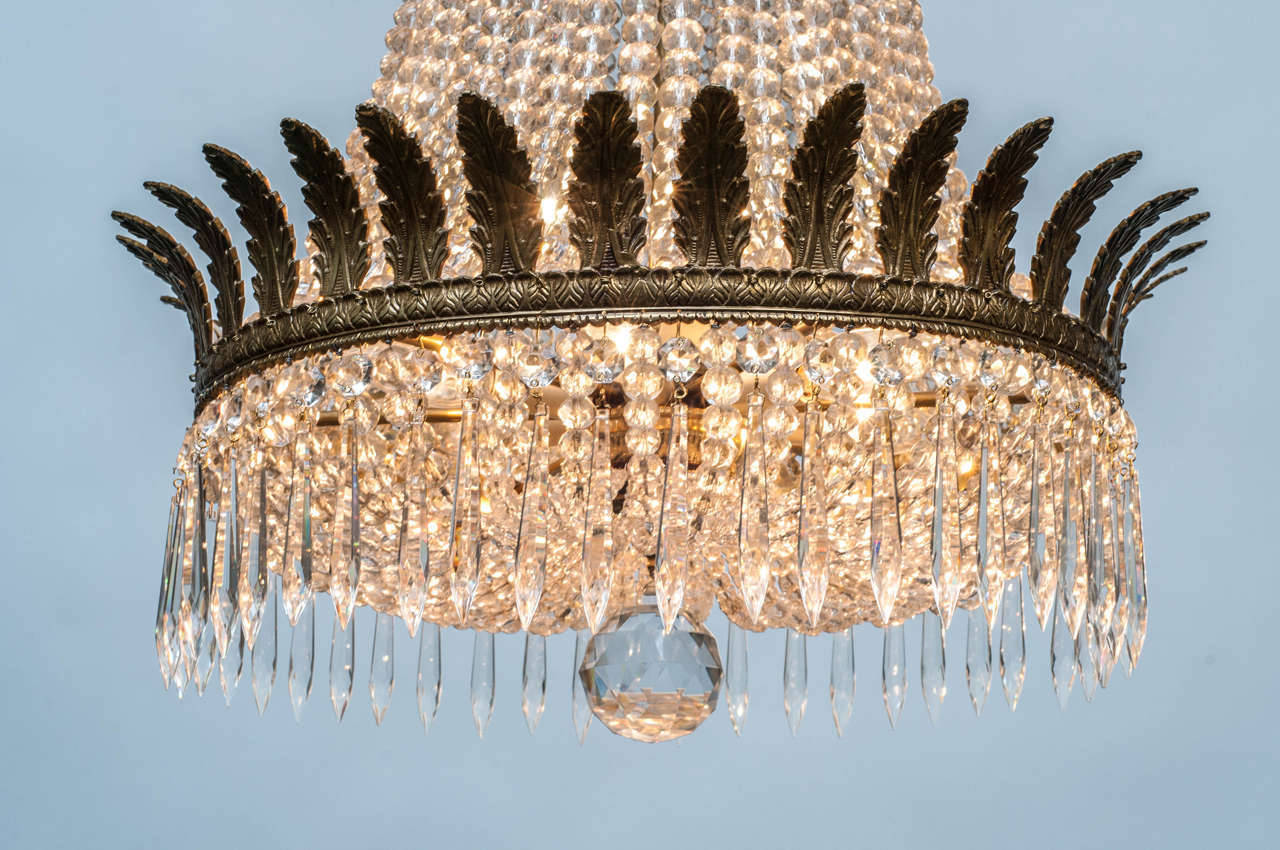 Mid-20th Century Empire Style Chandelier