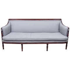 Antique Federal Sofa in the Sheraton Manner