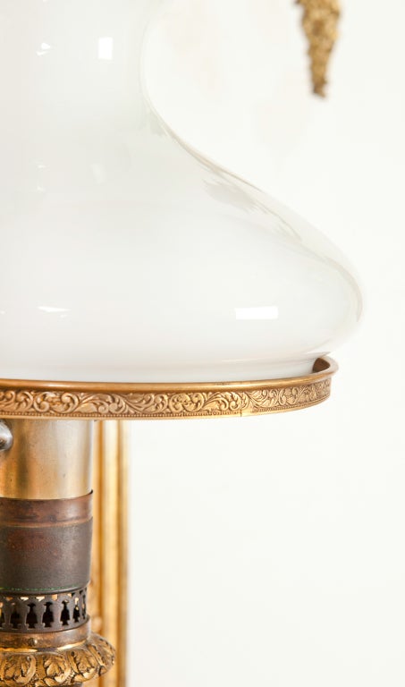 19th Century Pair of Empire Sinumbra Lamps
