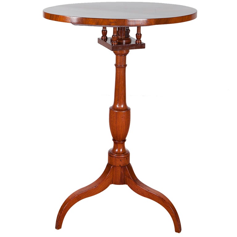 Federal Revolving Oval Candle Stand