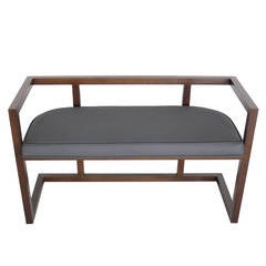 Floating Walnut Bench 6