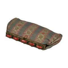 Vintage Coral and Brocade Art Deco Clutch