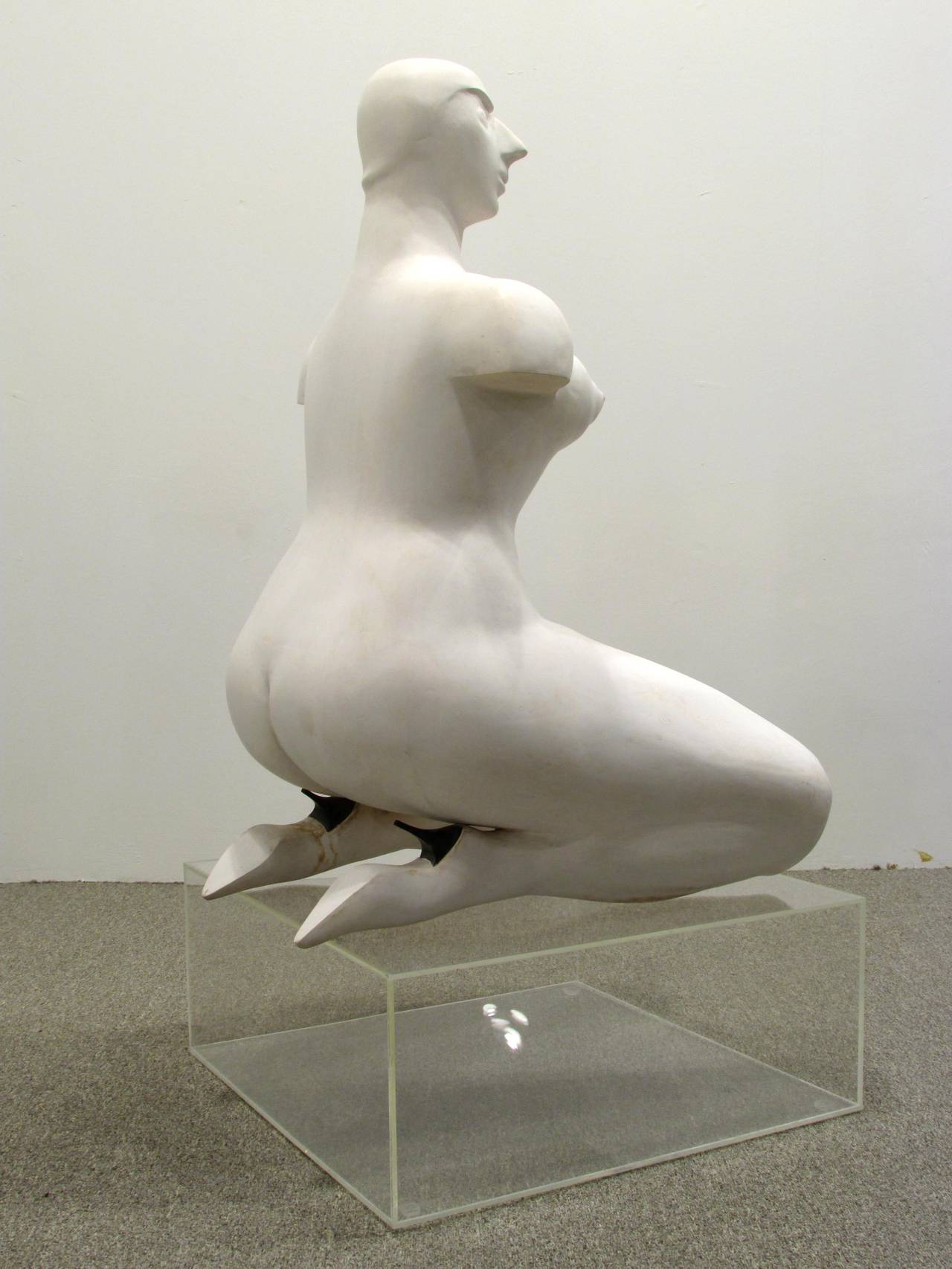 Cast Pop Art Nude Sculpture