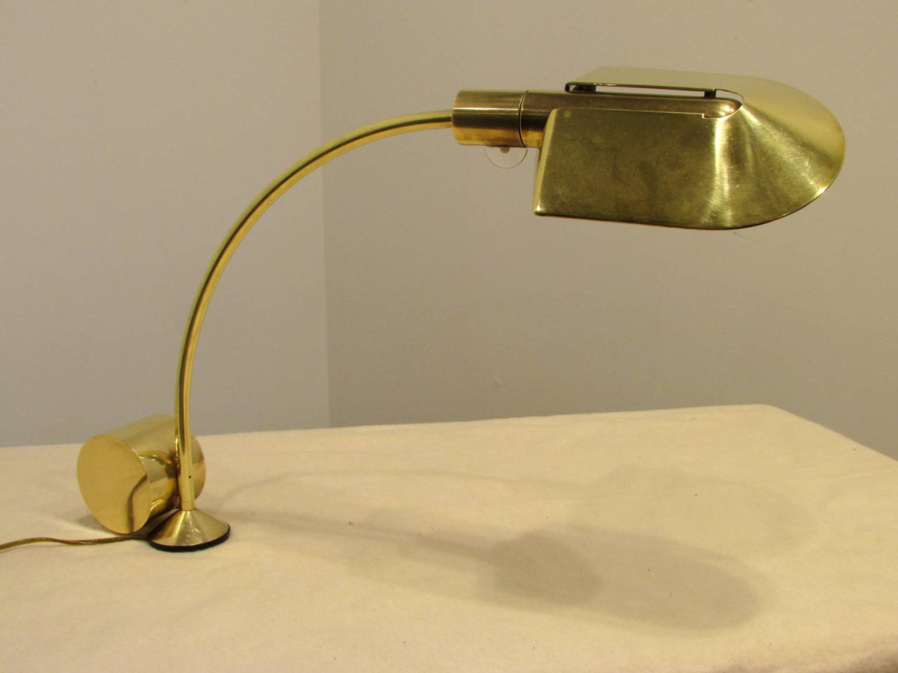 American Cedric Hartman Omaha Brass Desk Lamp