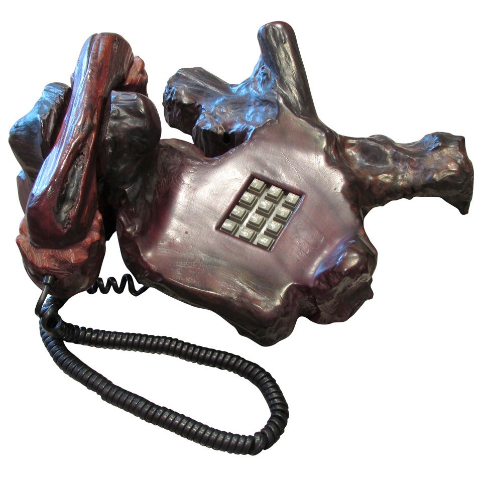 Redwood Burl Telephone