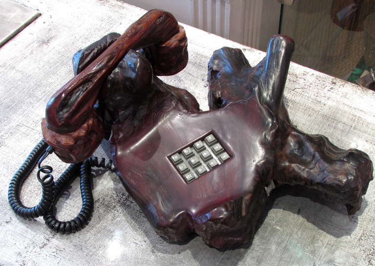 American Redwood Burl Telephone