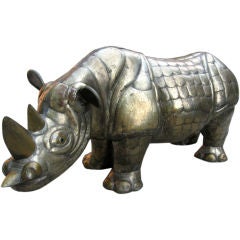 Large Rhinoceros by Sergio Bustamante