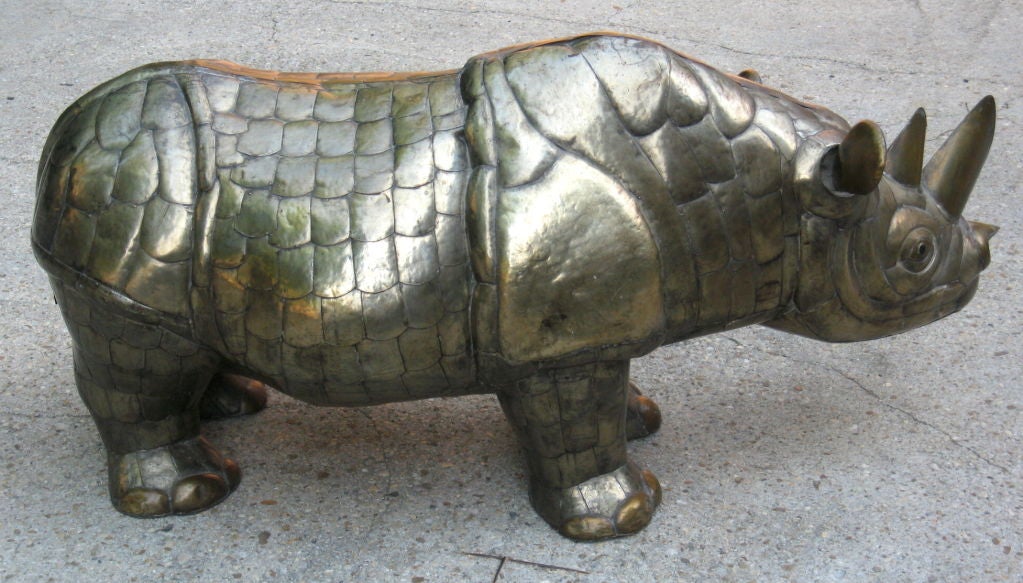 brass rhinoceros