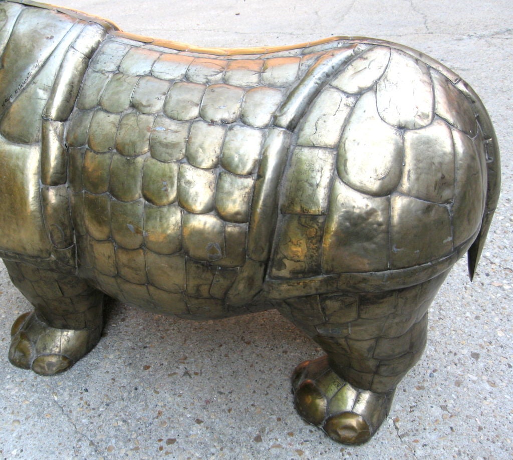 Large Rhinoceros by Sergio Bustamante 1