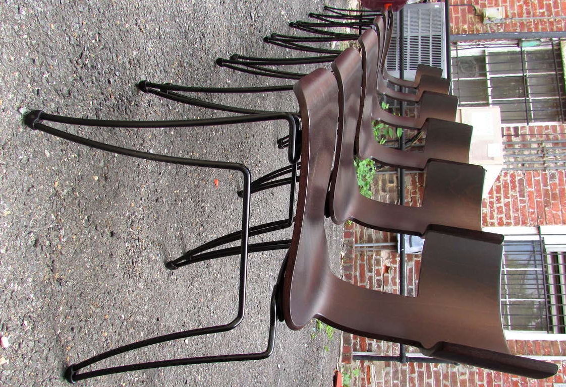 American Set of Six Donghia Anziano Chairs