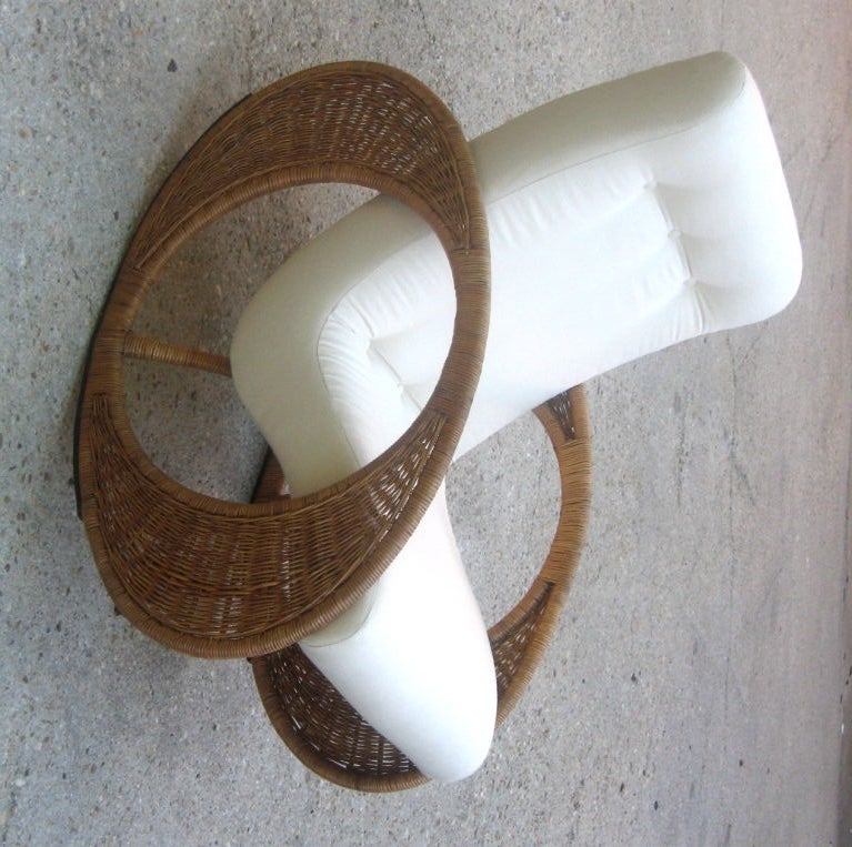 Modern Wicker Rocker