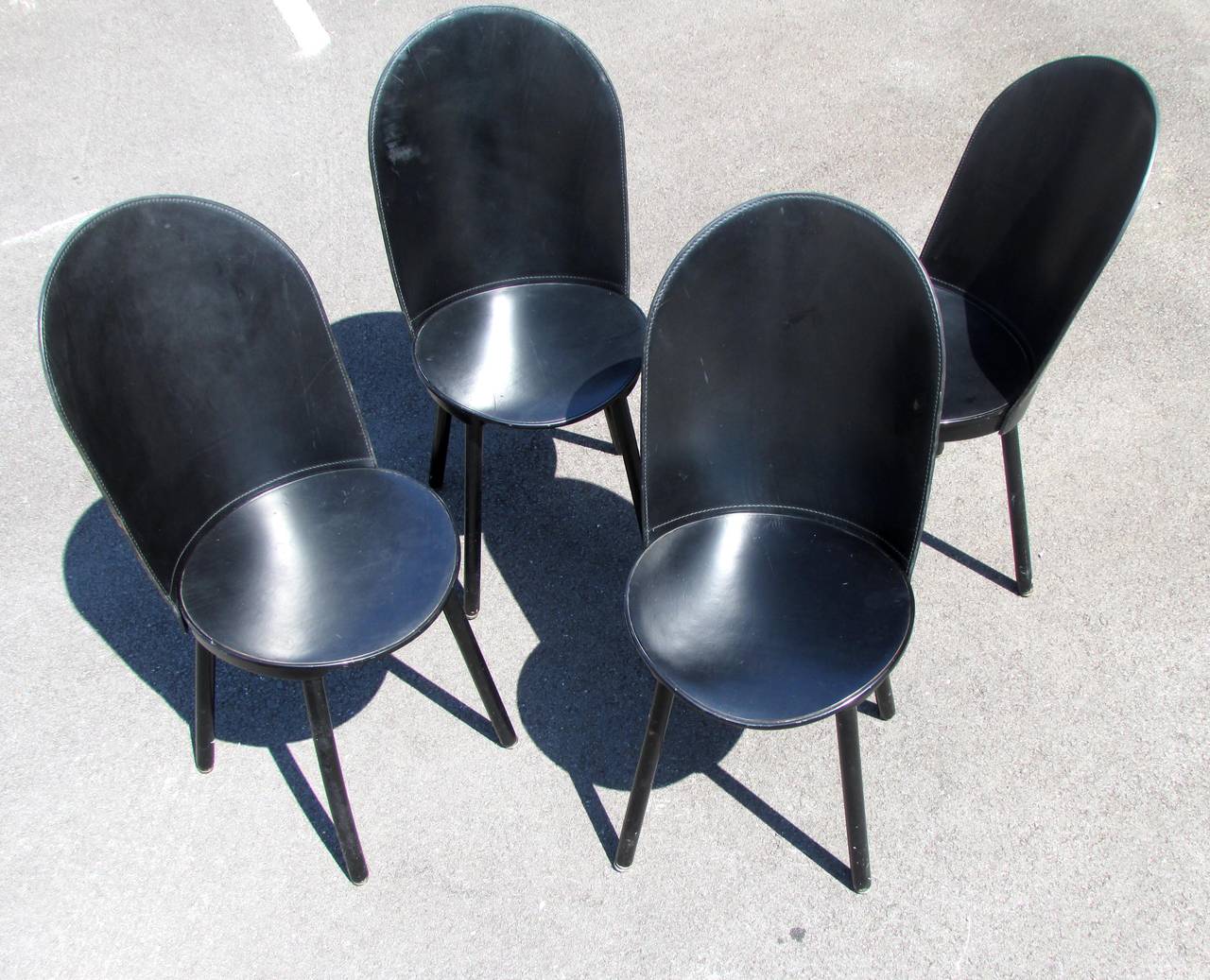 Modern Set of Palmira Chairs by De Pas, D'Urbino & Lomazzi
