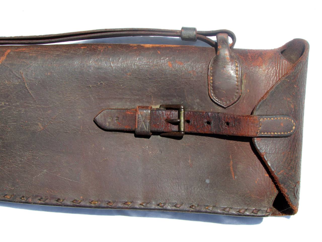 Early 20th Century Vintage Leather Guncase