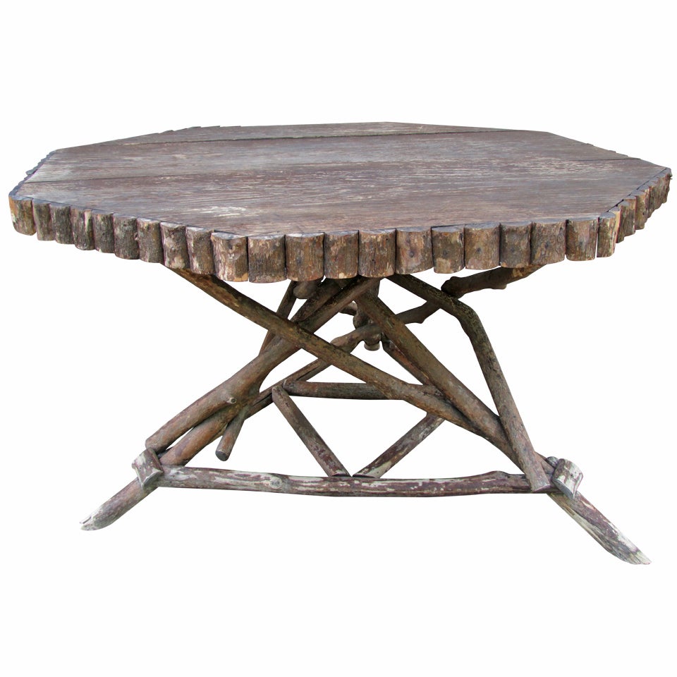 Rustic Twig Dining Table