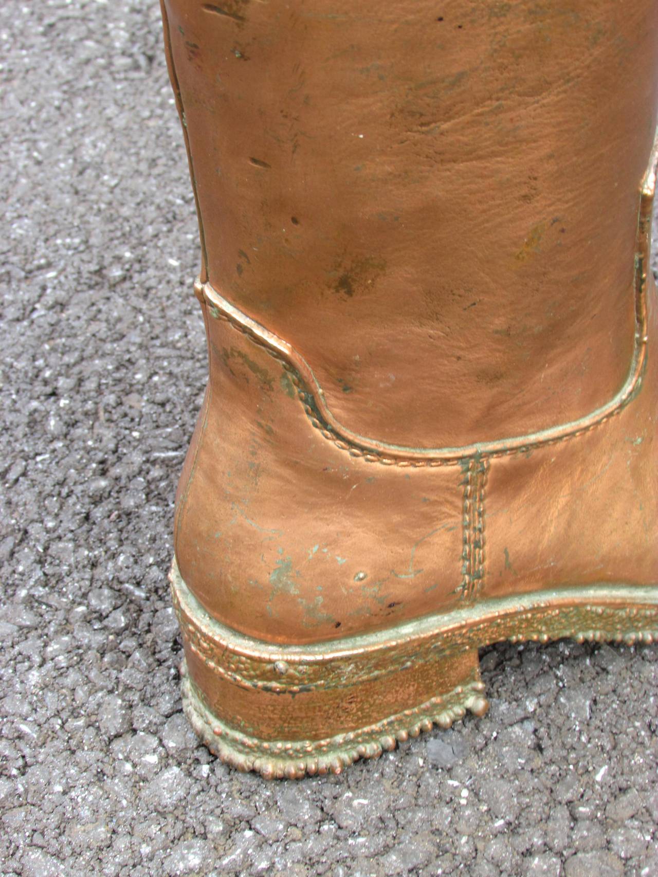 Late 20th Century Bronzed Boot