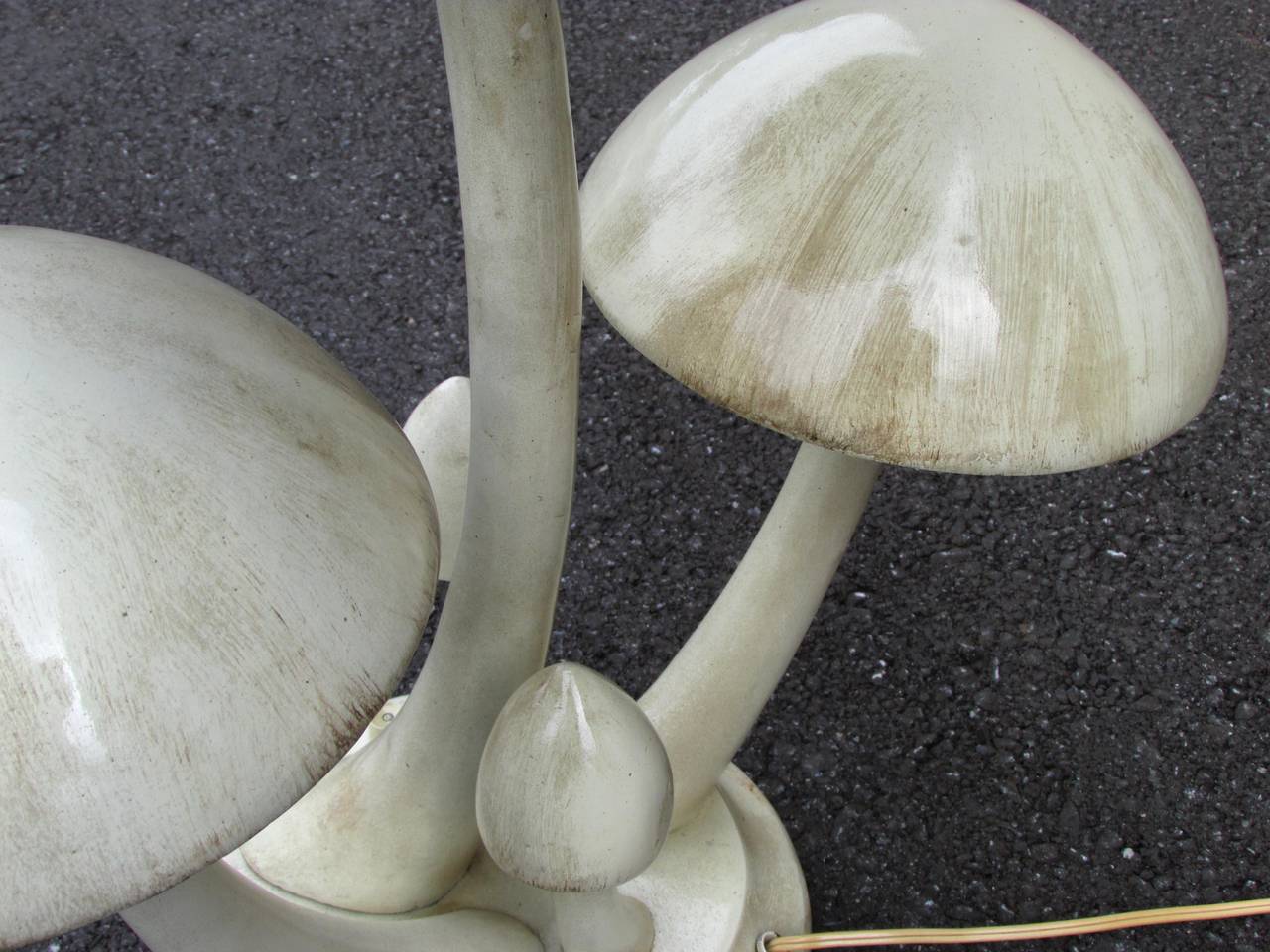Mid-20th Century Mushroom Lamp
