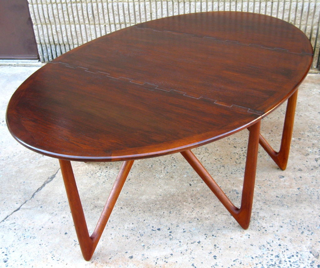 Drop Leaf Table by Kurt Ostervig