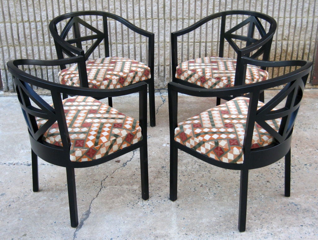 Set of Four Chairs designed by Josef Hoffman