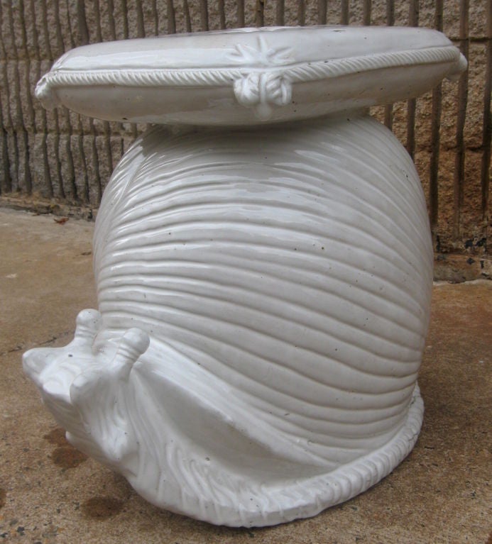 Late 20th Century Snail Garden Seat