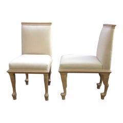 Pair Egyptian Revival Chairs